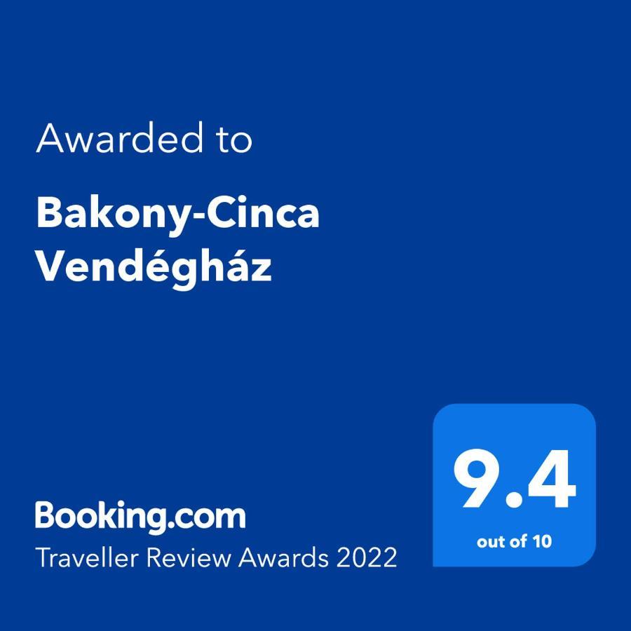 Bakony-Cinca Vendégház Szentgál Esterno foto